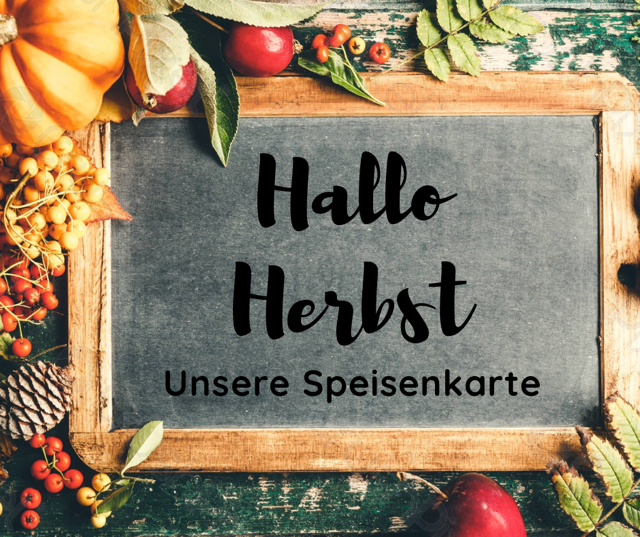 Neue Speisekarte für den Herbst 2024